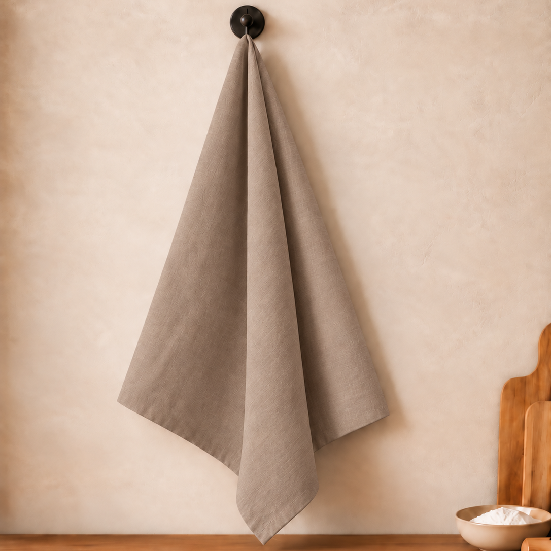 Canovaccio da Cucina in 100% Cotone tortora