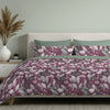 Completo Letto in 100% Cotone con lenzuola e Federe autunno rosa