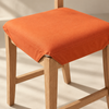 Cuscino da sedia in 100% cotone Panama arancio