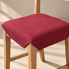Cuscino da sedia in 100% cotone Panama rosso