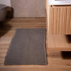 Tappeto bagno in spugna grigio
