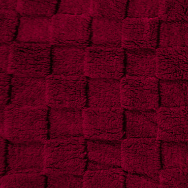 Plaid Coccola borgogna
