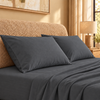 Set due federe in 100% cotone antracite