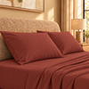 Set due federe in 100% cotone mattone