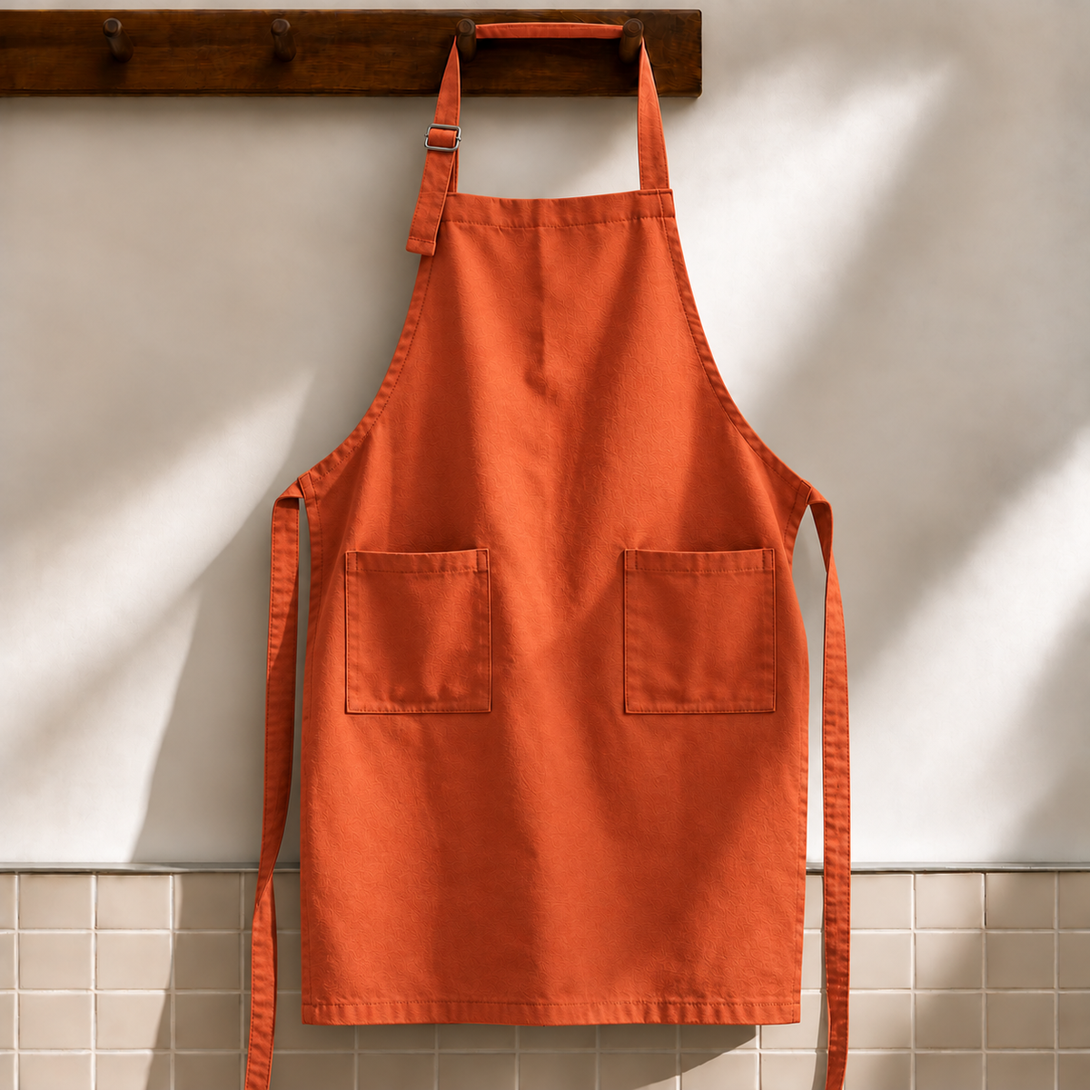 Grembiule da Cucina in 100% Cotone arancione