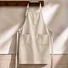 Grembiule da Cucina in 100% Cotone beige