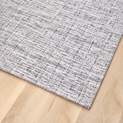 Tappeto cucina in cotone e ciniglia lapis bianco