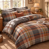 Completo Letto in 100% Cotone con Lenzuola e Federe ralph beige