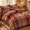Completo Letto in 100% Cotone con Lenzuola e Federe ralph arancione