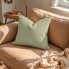 Cuscino sfoderabile in cotone verde