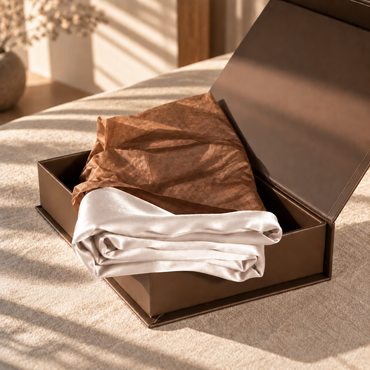 Federe in seta bianco – Set 2 pezzi