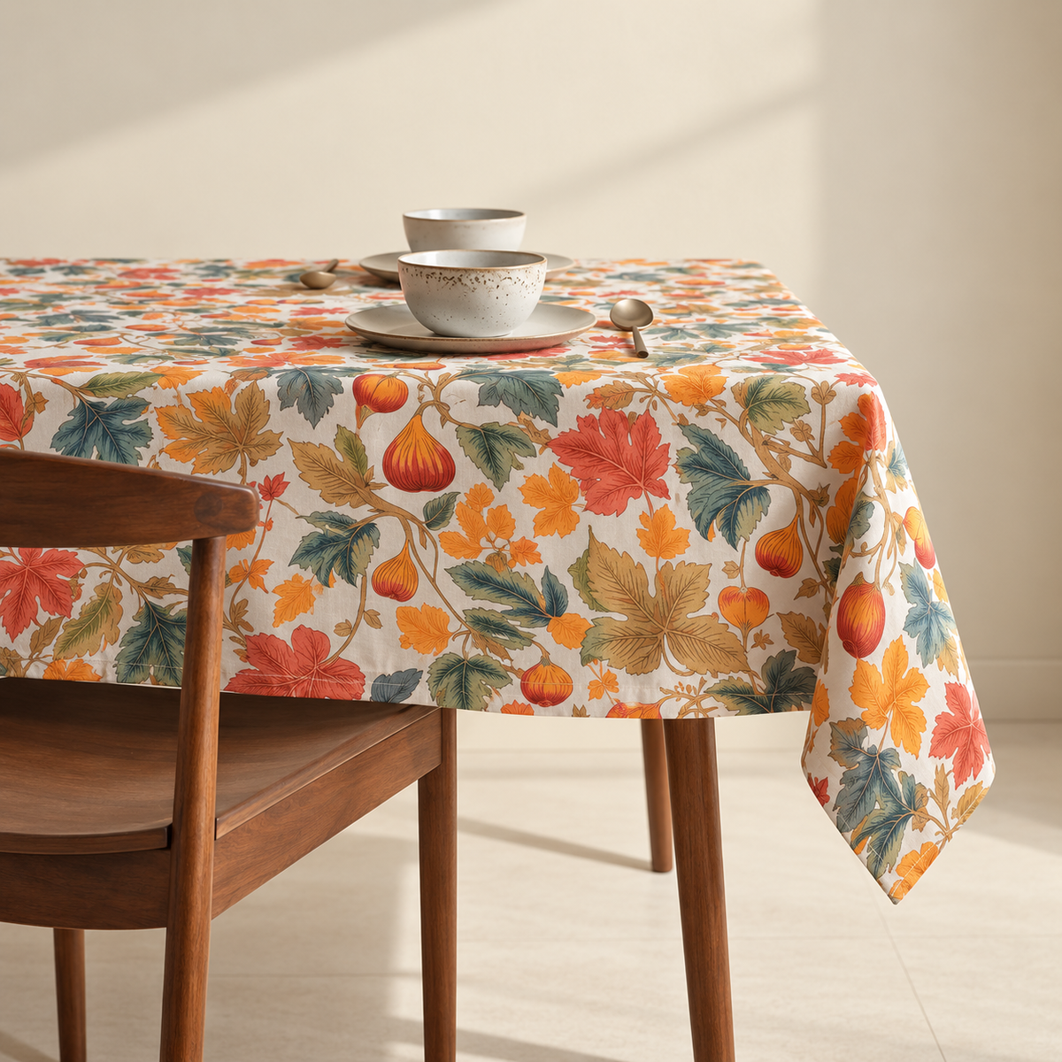 Tovaglia in 100% cotone autunno