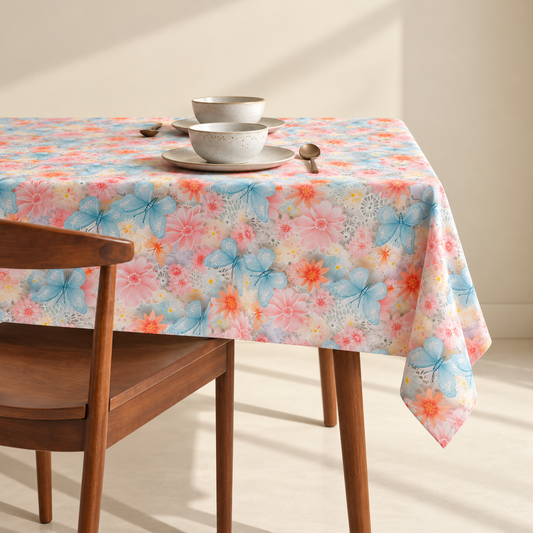 Tovaglia in 100% cotone farfalle