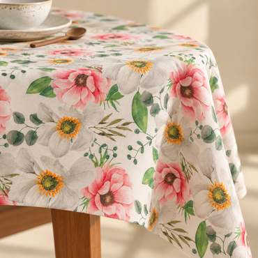 Tovaglia in 100% cotone primavera